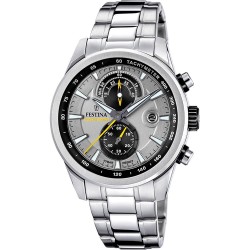 Montre Festina Timeless en Acier Argenté Chronographe