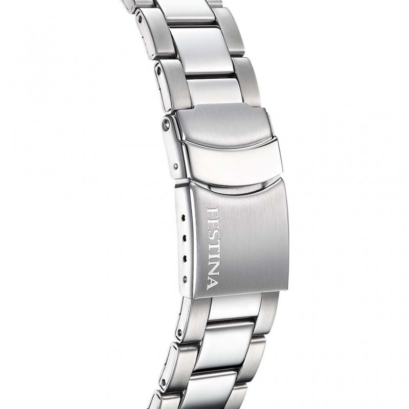 Montre analogique Festina bracelet acier argenté