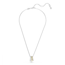 Collier femme Swarovski Hyperbola en métal doré et argenté avec cristaux