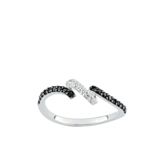 Bague en Argent 925/000 et Oxydes