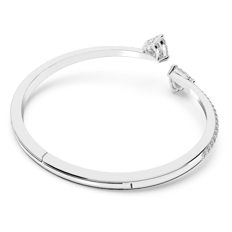 Bracelet jonc femme Swarovski Mesmera Attract métal argenté et cristaux