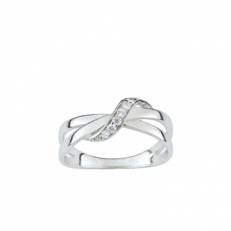 Carador - Bague Argent 925/000, Oxyde de Zirconium