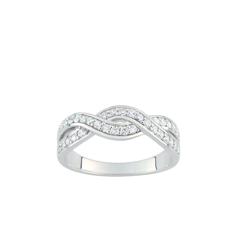 Carador - Bague Argent 925/000, Oxyde de Zirconium