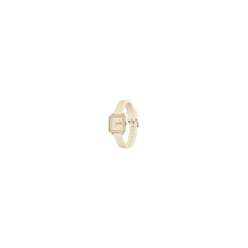 Montre Analogique Lacoste collection 12.12 flow bracelet silicone beige