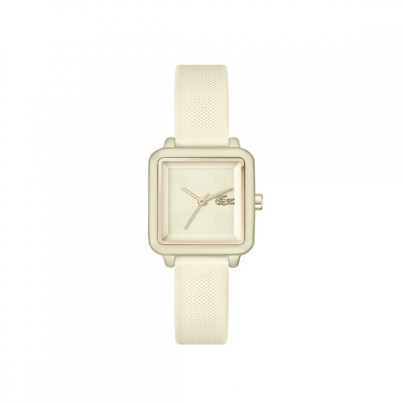 Montre Analogique Lacoste collection 12.12 flow bracelet silicone beige