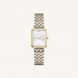Montre Femme Rosefield Collection Octagon XS Duotone Or Bracelet en Acier bicolore
