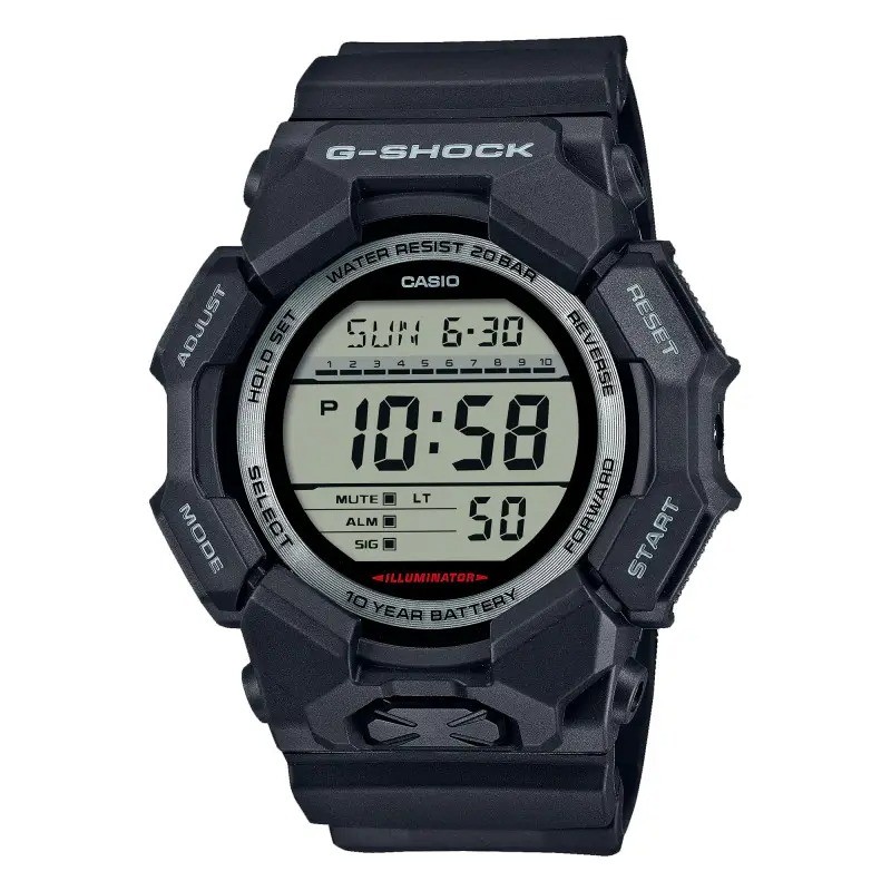 Montre Numérique Casio Classic G-Shock GD-010 Bracelet Résine Noir