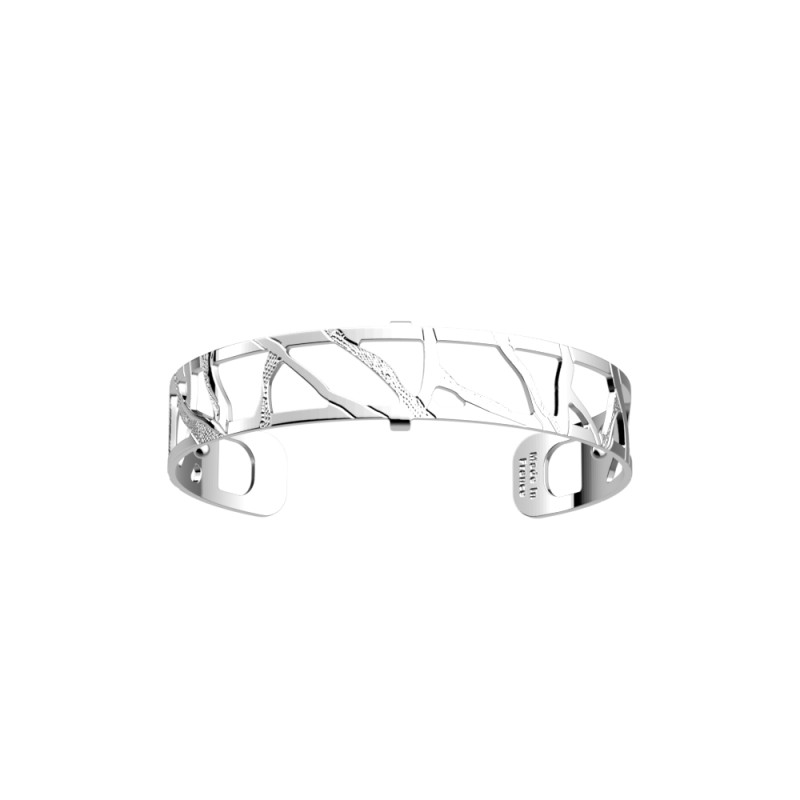 MANCHETTE LES GEORGETTES TIGRE LAITON ARGENTÉ 14 MM