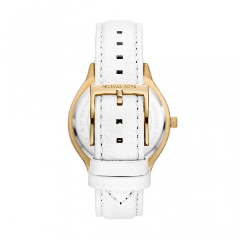 Montre Michael Kors femme Slim Runway acier doré