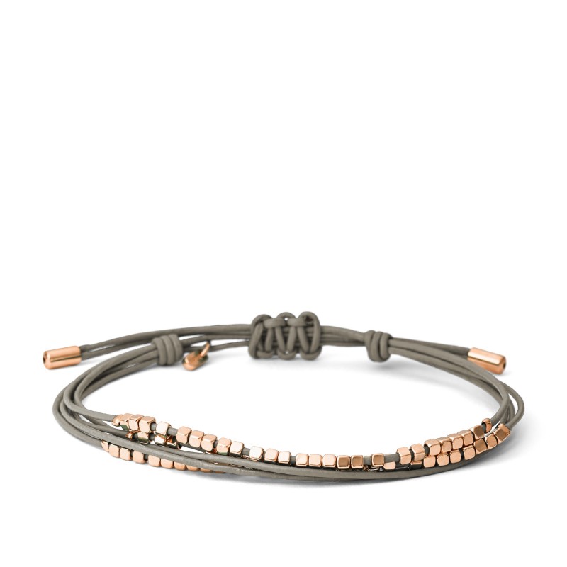 Bracelet Fossil Multi tours Gris JA6534791