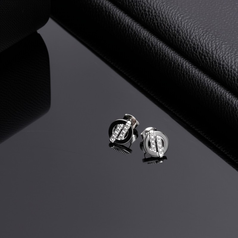 boucles d'oreilles argent femme Carador