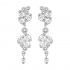 Boucles d'Oreilles SWAROVSKI DIAPASON:PE MED CRY/RHS