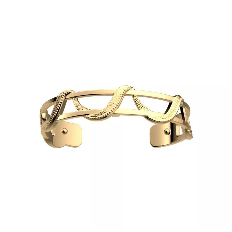 MANCHETTE LES GEORGETTES DRAPÉ LAITON DORÉ 8 MM