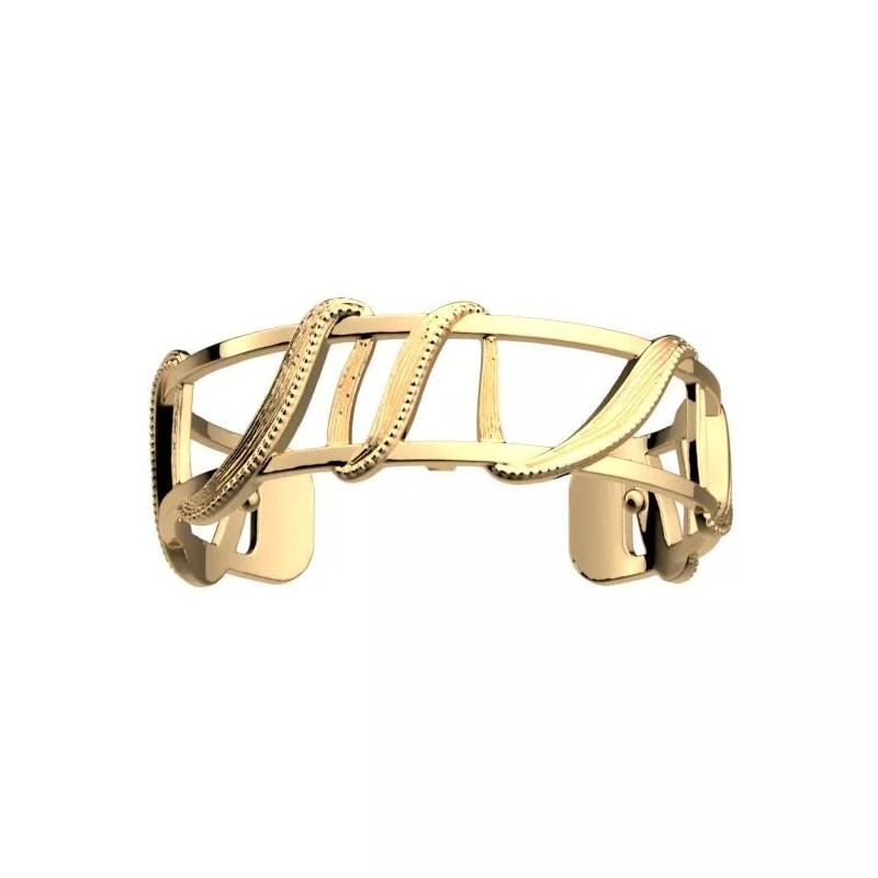 MANCHETTE LES GEORGETTES DRAPÉ LAITON DORÉ 14 MM