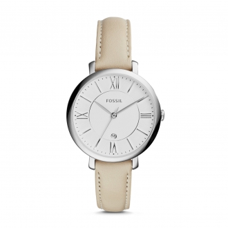 Montre Fossil Jacqueline en cuir blanc ES3793