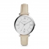 Montre Fossil Jacqueline en cuir blanc ES3793