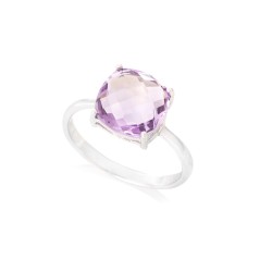 Bague Femme Carador - Argent et Améthyste