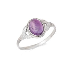 Bague Femme Carador - Argent et Améthyste