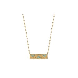 Collier Femme - Carador - Plaqué Or, avec pierres