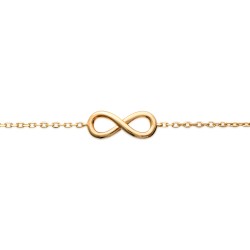 Bracelet Femme - Carador - Plaqué Or, motif Infini