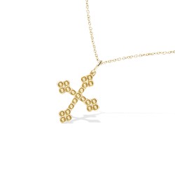 Collier Carador - Plaqué Or Femme - Croix