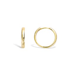 Boucles d'oreilles Créoles - Carador - Plaqué or - Femme