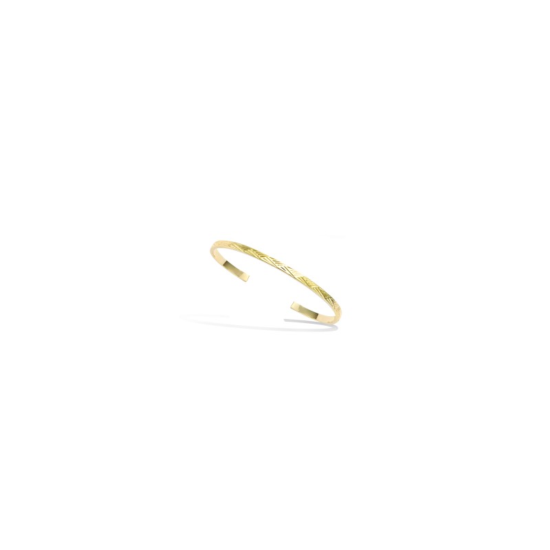 Bracelet Manchette fantaisie - Carador - Plaqué Or - Femme