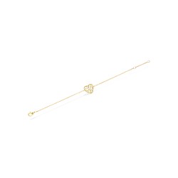 Bracelet fantaisie - Carador - Plaqué Or - Femme - Cœur Arabesque