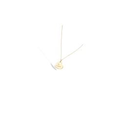 Collier Carador - Plaqué Or Femme - Cœur "Je t'aime"