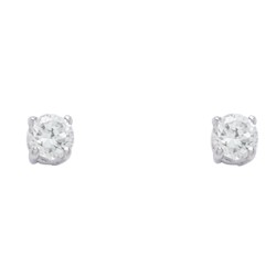 Boucles d'oreilles clous -  Carador - Plaqué or - Oxyde de ziconium