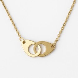 Collier - Amporelle - Acier doré - Menottes