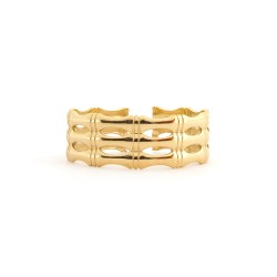 Bague Ajustable Amporelle Acier doré