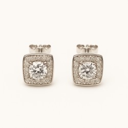 Boucles d'oreilles Victoria Magdalena - Argent et Oxydes de zirconium