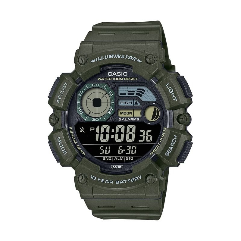Montre Digitale Casio Résine Kaki