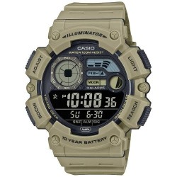 Montre Casio Digital - Résine Beige
