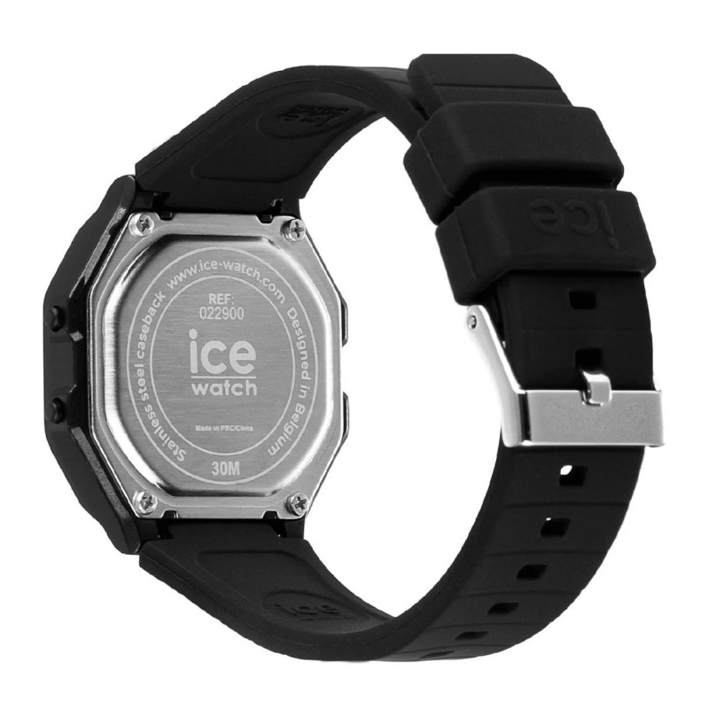 Montre Numérique Ice Watch Collection Digit Retro Bracelet Silicone Noir
