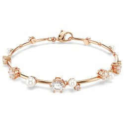 Bracelet Femme Swarovski Constella - Doré rose, Perles & Cristaux blanc
