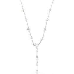 Collier Swarovski Femme Constella Bars - Argenté, Cristaux blanc et Perles