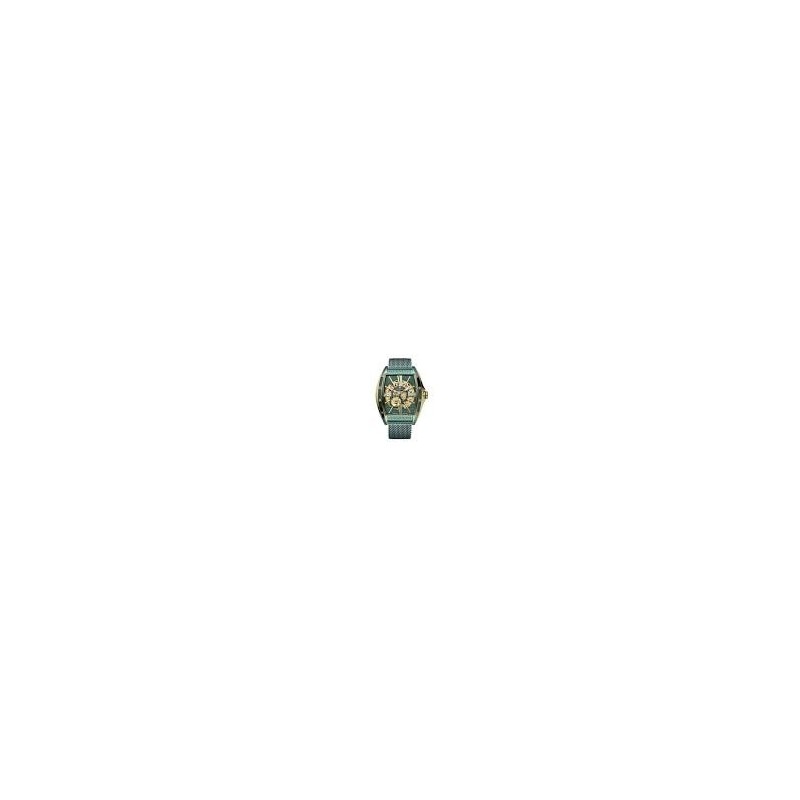 Montre Homme Montignac Automatique - Acier milanais vert