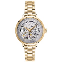 Montre Pierre Lannier Femme - Automatique cœur ouvert acier doré