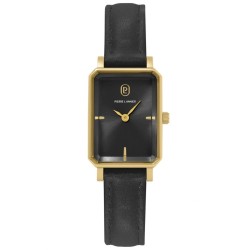 Montre Pierre Lannier Femme Ariane - Doré Cuir noir