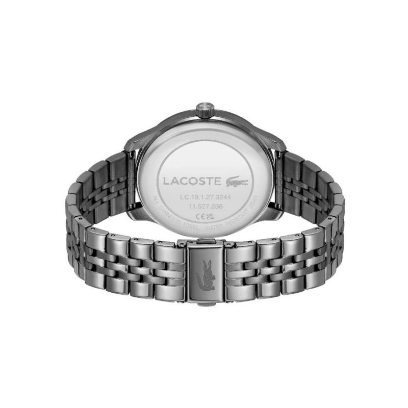 Montre Analogique Lacoste collection Lisbon bracelet acier argenté