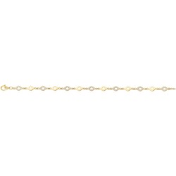 Bracelet Plaqué or Carador - oxydes de zirconium