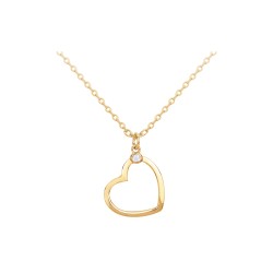 Collier Femme LA GARCONNE en Plaqué Or et Diamant Collection Ma Déclaration
