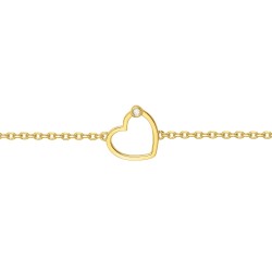 Bracelet plaqué or et diamant Ma déclaration La Garçonne