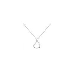 Collier La Garçonne argent 925/000 rhodié et diamant Collection Ma Déclaration