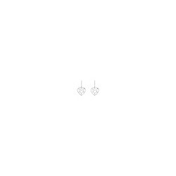 Boucles d'oreilles Femme Les Georgettes - Coeur 17mm
