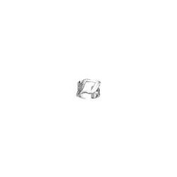 Bague Femme Les Georgettes - Drapé Argenté 12mm