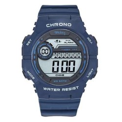 Montre Tekday Homme bracelet silicone noir