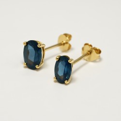 Boucles d'oreilles Carador Or Jaune 375/000 - Topaze
